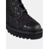 Bottines Rangers noires - Aquazzura - Mademoiselle Pearl