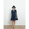 Robe plissée à volant - Lanvin - Mademoiselle Pearl