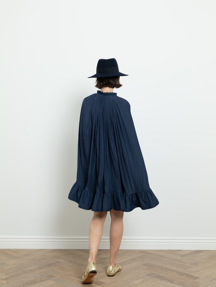 Robe plissée à volant - Lanvin - Mademoiselle Pearl