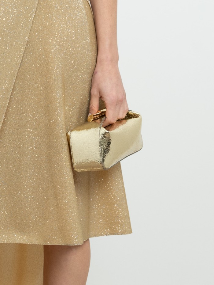 Pochette dorée - Lanvin - Mademoiselle Pearl
