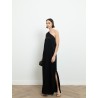 Robe asymétrique noire - Lanvin - Mademoiselle Pearl