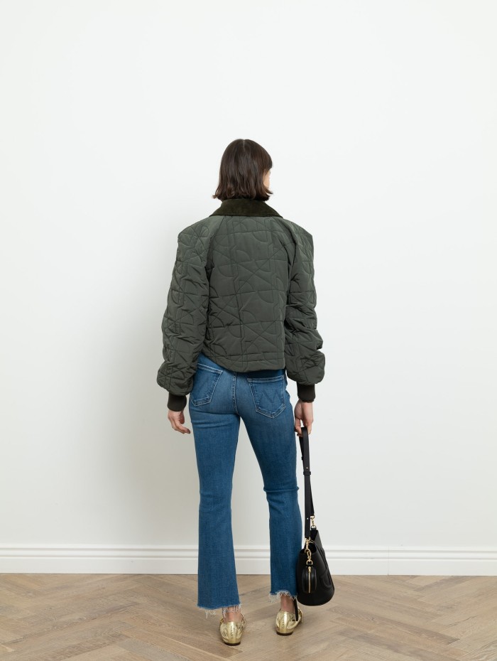 Blouson court vert - Patou - Mademoiselle Pearl