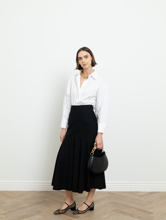 Jupe longue noire - Patou - Mademoiselle Pearl