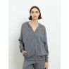 Veste à capuche grise - Max Mara Studio - Mademoiselle Pearl