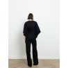 Pantalon noir en soie - Lanvin - Mademoiselle Pearl