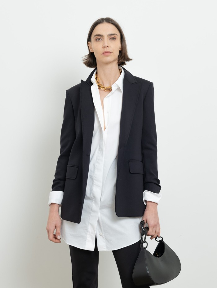 Veste de blazer noire - Max Mara Studio - Mademoiselle Pearl