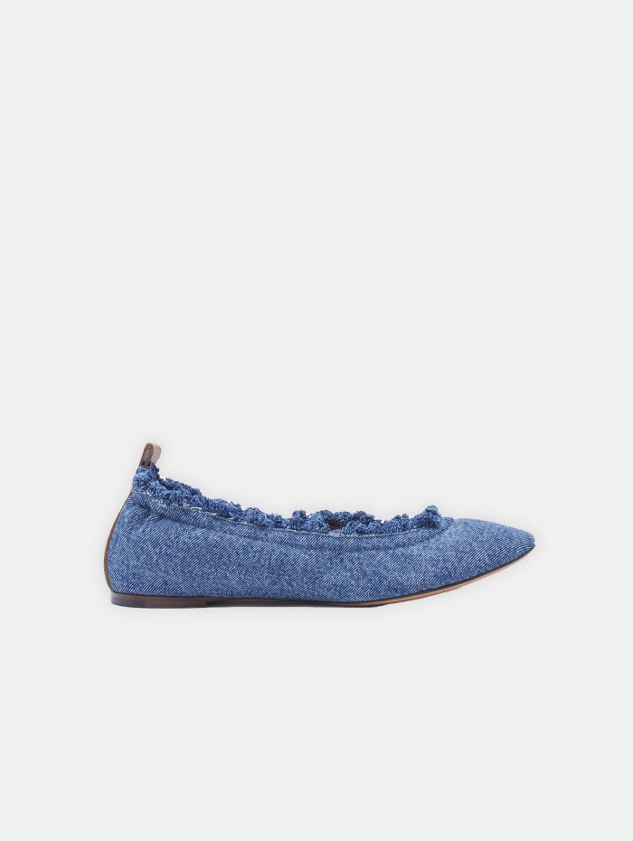 Ballerines en jean - Lanvin - Mademoiselle Pearl
