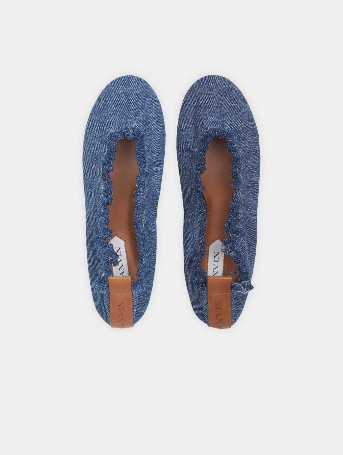 Ballerines en jean - Lanvin - Mademoiselle Pearl
