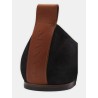 Ballerines en daim noires - LANVIN -  Mademoiselle Pearl