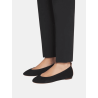 Ballerines en daim noires - LANVIN -  Mademoiselle Pearl