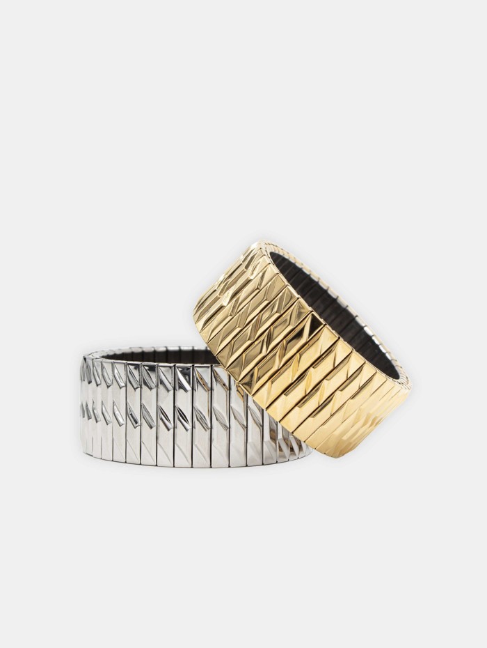 Bracelet élastique doré - Sigal - Mademoiselle Pearl