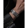 Bracelet élastique Silver GM - Sigal - Mademoiselle Pearl