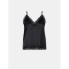 Caraco en soie noir - Pip - Love Stories - Mademoiselle Pearl
