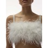 Bralette à plumes - Fanny - Love Stories - Mademoiselle Pearl