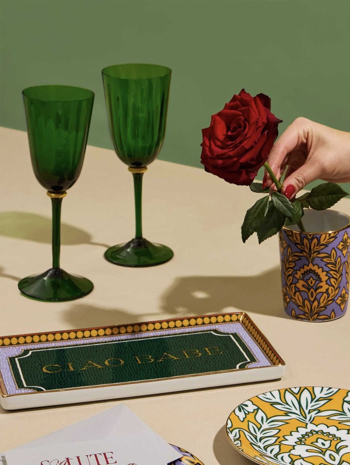 Plateau porcelaine Ciao Babe - La Doublej