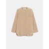 Chemise camel col officier - Leticia - 'S Max Mara - Mademoiselle Pearl