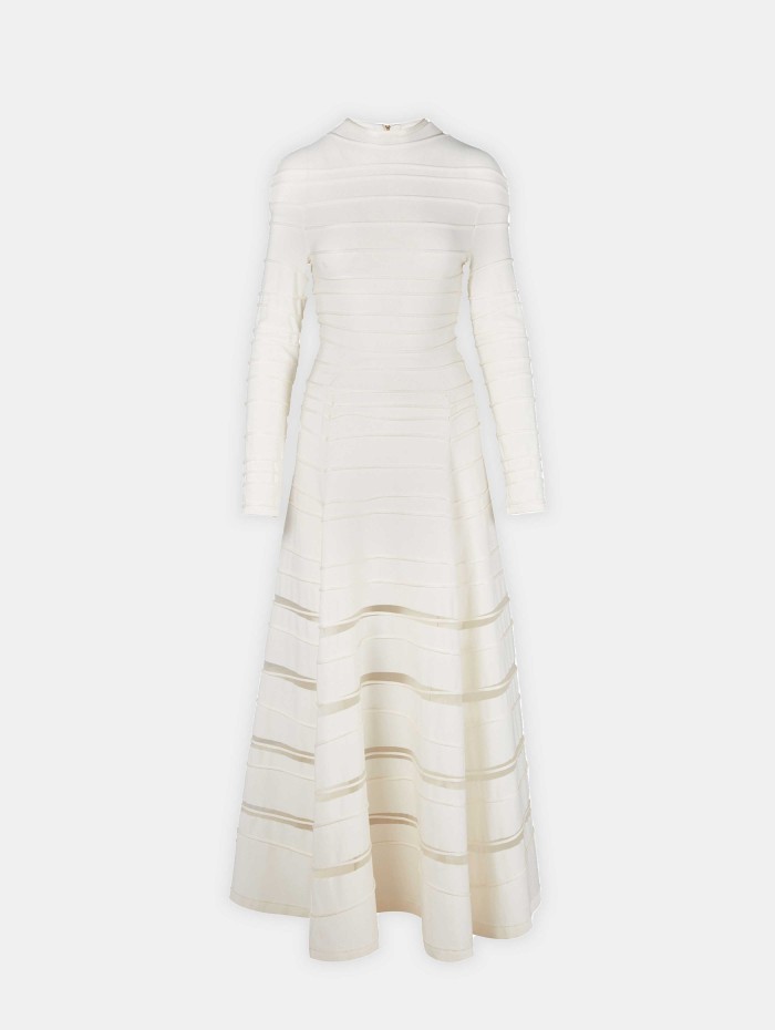 Robe à manches longues en maille - Maison Rabih Kayrouz - Mademoiselle Pearl
