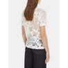 Polo en dentelle blanc - Romeo - Max Mara Studio - Mademoiselle Pearl
