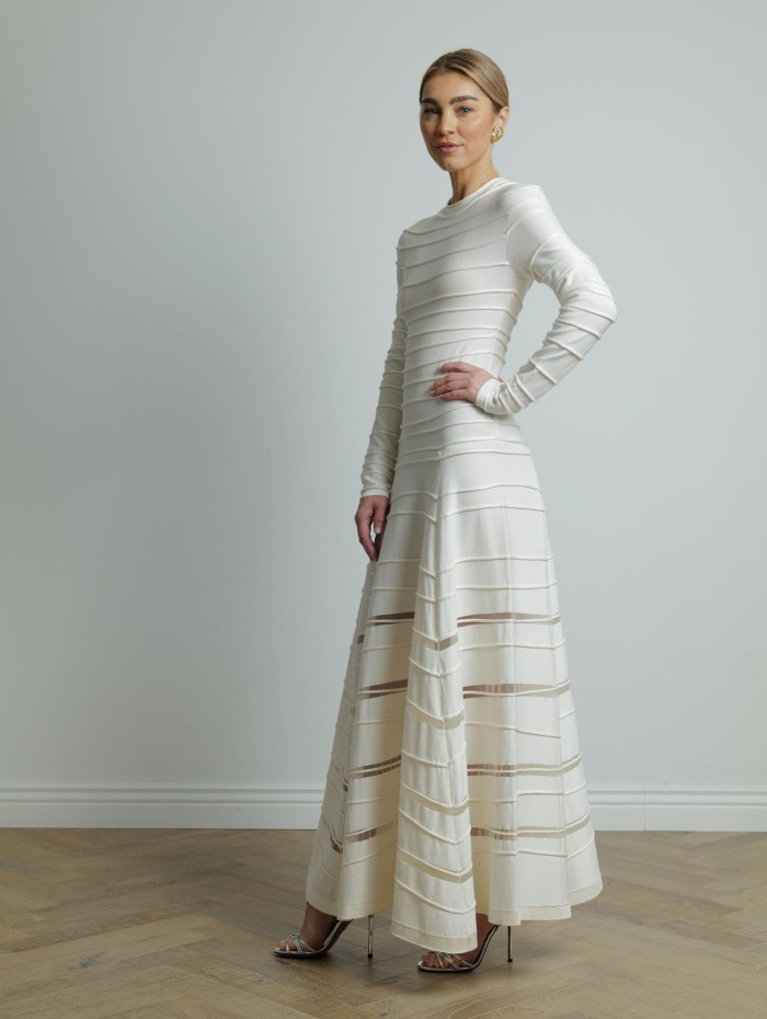 Robe à manches longues en maille - Maison Rabih Kayrouz - Mademoiselle Pearl