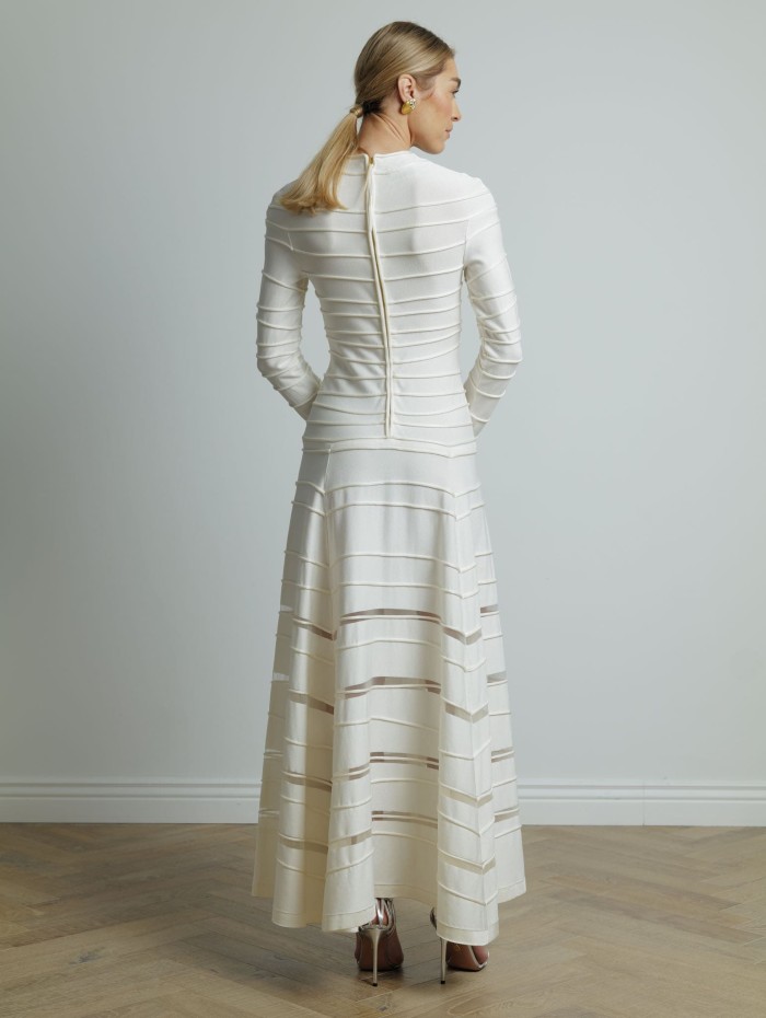 Robe à manches longues en maille - Maison Rabih Kayrouz - Mademoiselle Pearl