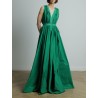 Robe longue verte - Maison Rabih Kayrouz - Mademoiselle Pearl
