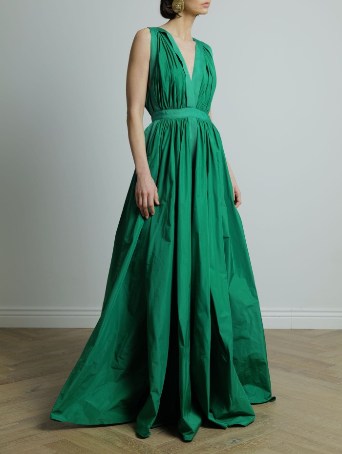 Robe longue verte - Maison Rabih Kayrouz - Mademoiselle Pearl