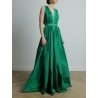 Robe longue verte - Maison Rabih Kayrouz - Mademoiselle Pearl