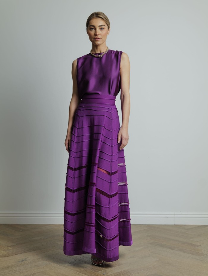 Top violet - Maison Rabih Kayrouz - Mademoiselle Pearl