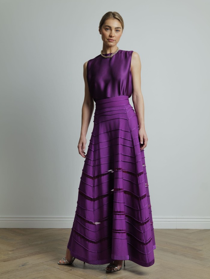 Top violet - Maison Rabih Kayrouz - Mademoiselle Pearl