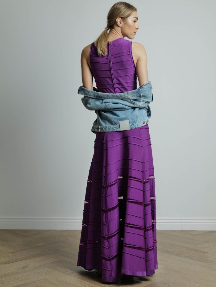 Robe longue en maille - Maison Rabih Kayrouz - Mademoiselle Pearl