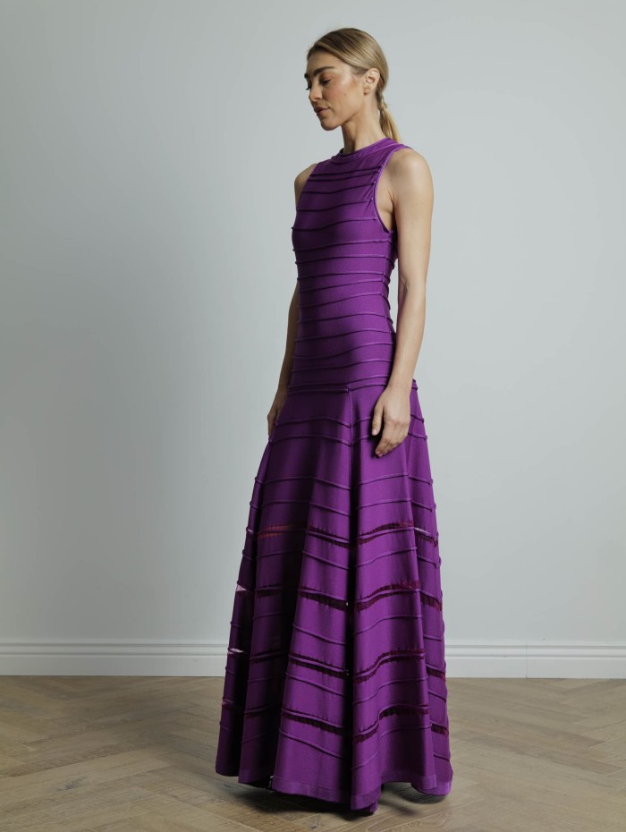 Robe longue en maille - Maison Rabih Kayrouz - Mademoiselle Pearl