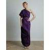 Robe une épaule violette - Maison Rabih Kayrouz - Mademoiselle Pearl