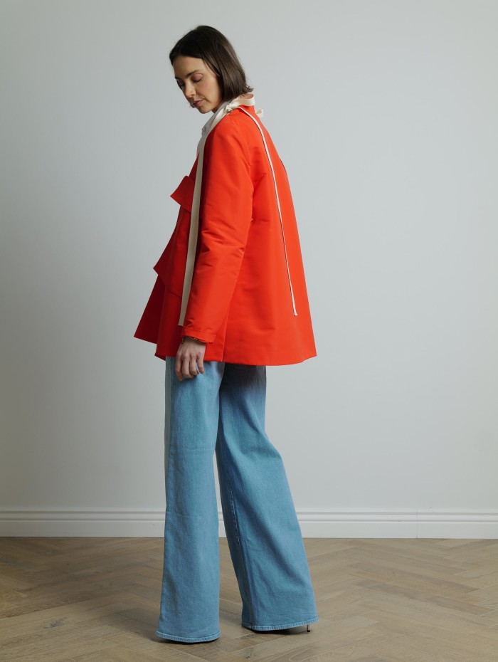 Veste kimono orange - Maison Rabih Kayrouz - Mademoiselle Pearl
