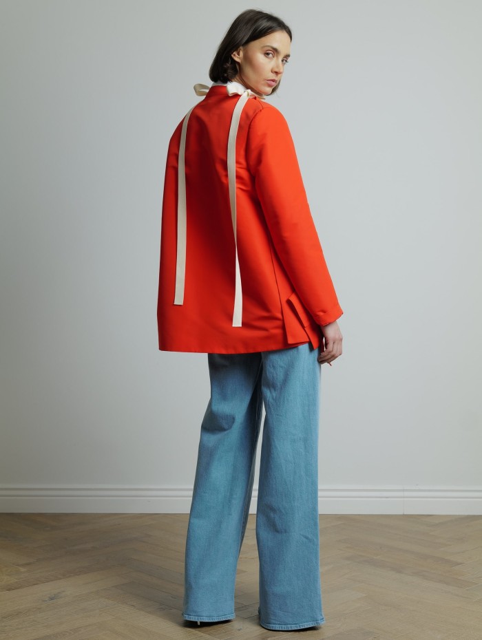 Veste kimono orange - Maison Rabih Kayrouz - Mademoiselle Pearl
