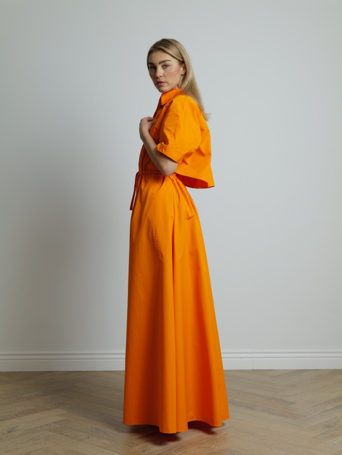 Robe longue orange - Maison Rabih Kayrouz - Mademoiselle Pearl