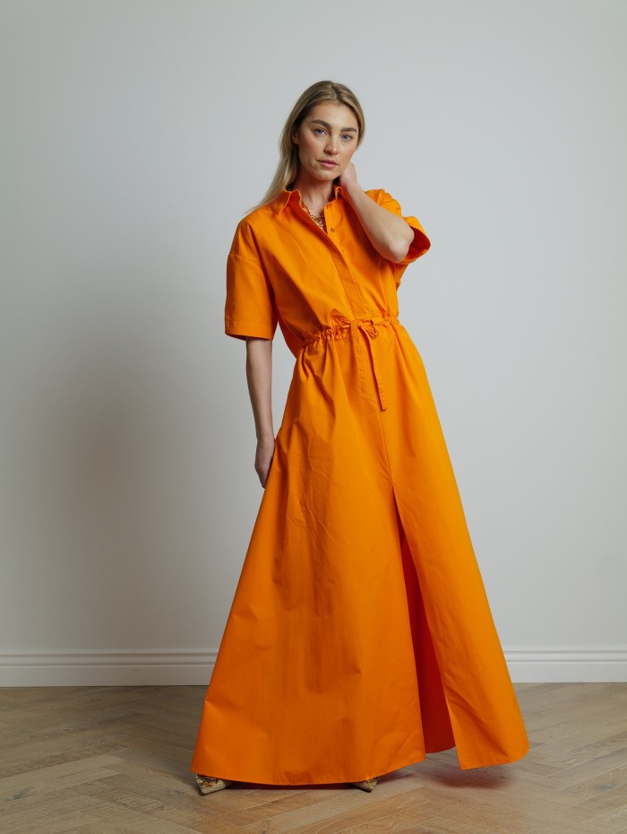 Robe longue orange - Maison Rabih Kayrouz - Mademoiselle Pearl