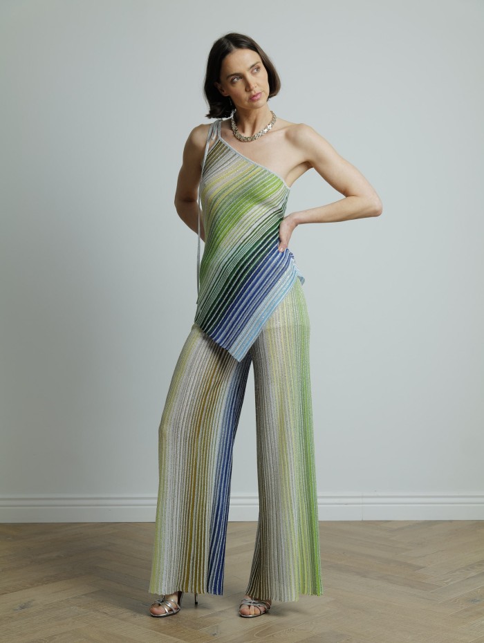 Pantalon à rayures - Palazzo - Missoni - Mademoiselle Pearl