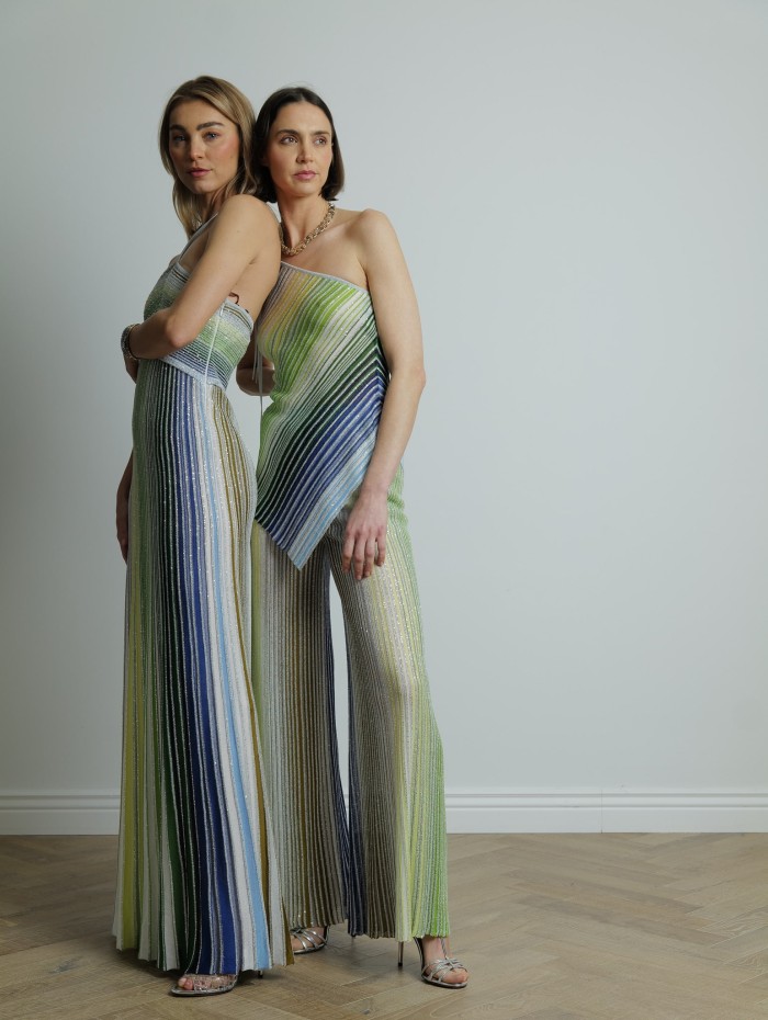 Pantalon à rayures - Palazzo - Missoni - Mademoiselle Pearl
