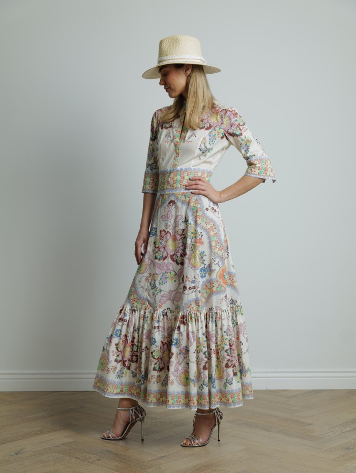 Robe midi à motifs - Etro - Mademoiselle Pearl
