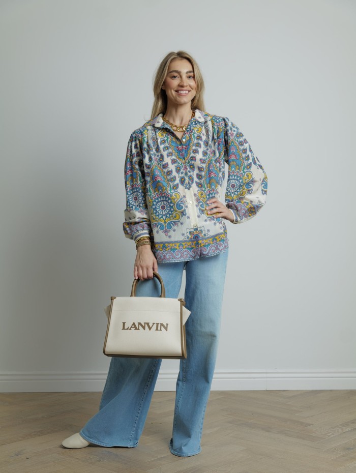 Chemise large en soie et coton - Etro - Mademoiselle Pearl