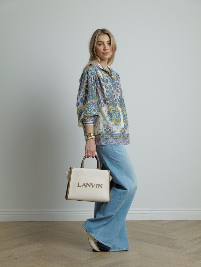 Chemise large en soie et coton - Etro - Mademoiselle Pearl