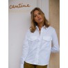 Chemise blanche - Aria - Andrea Lev - Mademoiselle Pearl