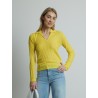 Polo en maille jaune - Egrege - Max Mara Studio - Mademoiselle Pearl