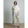 Pantalon blanc à motif - Etro - Mademoiselle Pearl