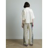 Pantalon blanc à motif - Etro - Mademoiselle Pearl