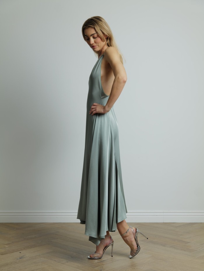 Robe à bretelles en soie - Lanvin - Mademoiselle Pearl