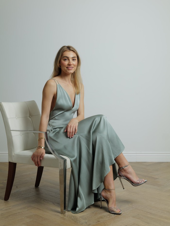 Robe à bretelles en soie - Lanvin - Mademoiselle Pearl