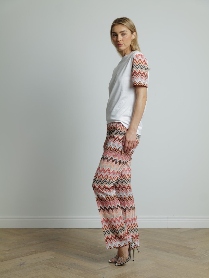 T-shirt à motifs - Short Sleeve - Missoni - Mademoiselle Pearl