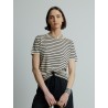 Pull manches courtes en laine rayé - Egidio - 'S Max Mara - Mademoiselle Pearl
