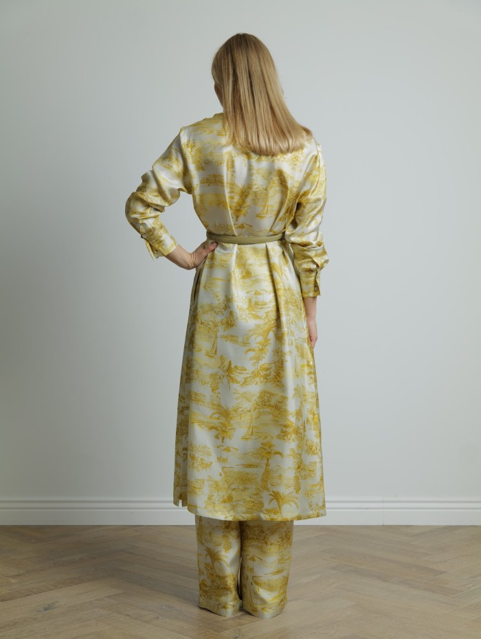 Robe chemise à motif - Svelto - Max Mara Studio -  Mademoiselle Pearl